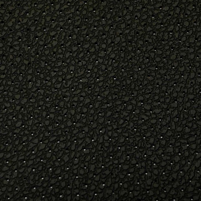 экокожа Alaska Black черная перфорированная - фото