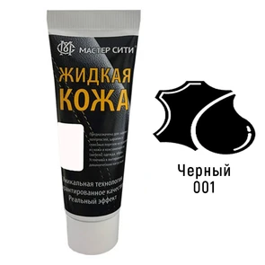 {{photo.Alt || photo.Description || 'Жидкая кожа черная (001) "Мастер Сити" - туба  30 мл'}}