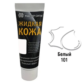 {{photo.Alt || photo.Description || 'Жидкая кожа белая (101) "Мастер Сити" - туба  30 мл'}}