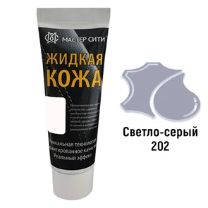 {{photo.Alt || photo.Description || 'Жидкая кожа цвет светло-серый (202) "Мастер Сити" - туба  30 мл'}}