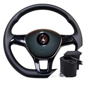 {{photo.Alt || photo.Description || 'Оплетка на руль Volkswagen Golf 7 (2012-2019) для замены штатной кожи из экокожи Altona'}}