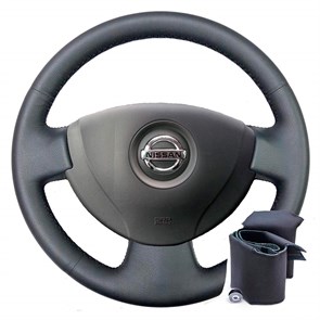 {{photo.Alt || photo.Description || 'Оплетка на руль из экокожи Altona Nissan Almera III (G11,G15) 2012-2018 г.в.'}}