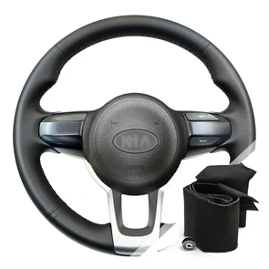 {{photo.Alt || photo.Description || 'Оплетка на руль Kia Rio 4 (2017-2022) для резинового руля'}}