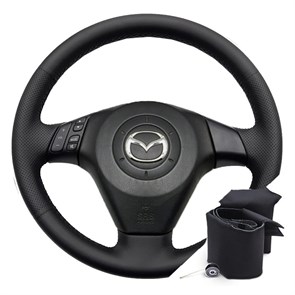 {{photo.Alt || photo.Description || 'Оплетка на руль для Mazda 6 GG (2002-2007) для замены штатной кожи'}}