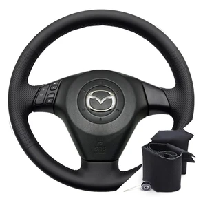 {{photo.Alt || photo.Description || 'Оплетка на руль для Mazda 2 (2003-2007) для замены штатной кожи'}}