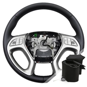 {{photo.Alt || photo.Description || 'Оплетка на руль Hyundai IX35 (2010-2015) для замены штатной кожи - на руль без подогрева'}}