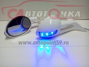 {{photo.Alt || photo.Description || 'Боковые зеркала ВАЗ 2114 - 2115 белые, с повторителем (3245)'}}