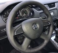 Оплетка на руль из натуральной кожи Skoda Rapid I (2012-2013) 2892