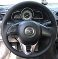 Оплетка на руль из натуральной кожи Mazda 2-III 2015-2017 - фото 10951
