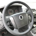 Оплетка на руль ssangyong из натуральной кожи фото