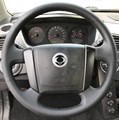 Оплетка на руль SsangYong Rodius из натуральной кожи фото Оплетка на руль SsangYong Rodius из натуральной кожи фото