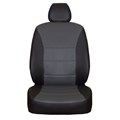 Чехлы из экокожи на Toyota Corolla Е150 (2007-2013) - черно-серые 3434 - фото 12470 Чехлы из экокожи на Toyota Corolla Е150 (2007-2013) - черно-серые 3434 - фото 12470