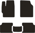 Черные автоковрики EVA Лада Xray - фото
