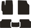 Черные автоковрики EVA Лада Калина 2 хэтчбек - фото