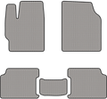 Серые автоковрики EVA Лада Калина 2 хэтчбек - фото
