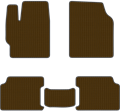 Коричневые коврики EVA Lada Xray Cross - фото