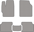 Серые автоковрики EVA Лада Приора универсал - фото