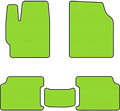 Зеленые коврики EVA Лада Калина 1 седан - фото