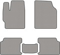 Серые автоковрики EVA Nissan Terrano 3 - фото