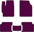 Фиолетовые автоковрики EVA Ниссан Террано 3  - фото