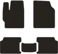 Черные автоковрики EVA Nissan Terrano 3 (2017-2020) - фото