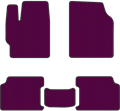 Фиолетовые автоковрики EVA Ниссан Террано 3 рестайлинг - фото