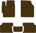 EVA коврики для Toyota RAV 4 V коричневые - фото