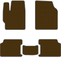 EVA коврики для Toyota Camry V40 коричневые - фото