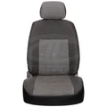 Чехлы из экокожи-жаккарда для Hyundai Solaris 1 - фото