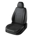 фото черных чехлов Lord AutoFashion из экокожи на Renault Duster рест