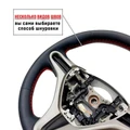 Оплетка на руль honda civic 8 красная нить – фото