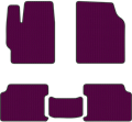 Фиолетовые автоковрики EVA Фольксваген Гольф 6 - фото