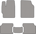 Серые автоковрики EVA Kia Ceed 1 - фото
