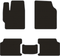 Черные автоковрики EVA Chevrolet Aveo T250 - фото