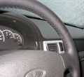 КОЖАНАЯ НАКЛАДКА НА РУЛЬ ПРИОРА