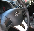 оплетка на руль kia sportage 3 натуральная кожа - фото